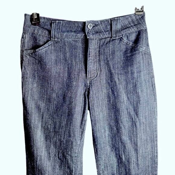 NYDJ DARK WASH JEANS BOOT CUT MID RISE WOMENS SIZE 8 - Picture 8 of 8